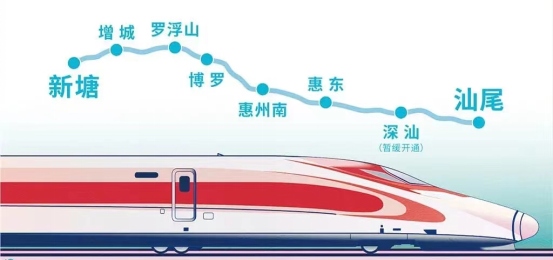 熱烈慶祝廣州至汕尾高鐵正式開通運營！